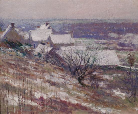 Theodore Robinson Winter Landscape Spain oil painting art